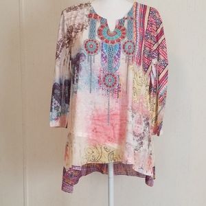 C6 - Light weight 3/4" sleeve top